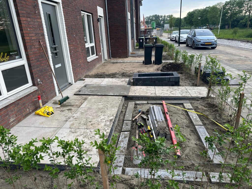 Voortuin bestraten offerte gemaakt op maat