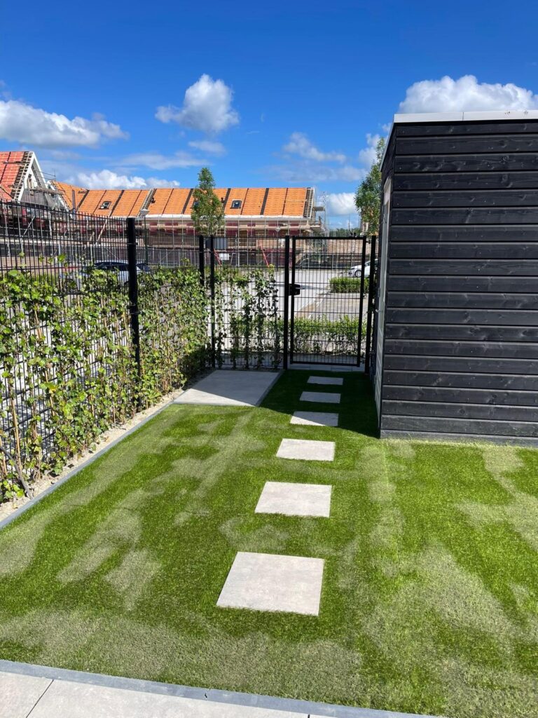 nieuwbouw tuin aanleggen met behulp van Tuinaanleg concurrent